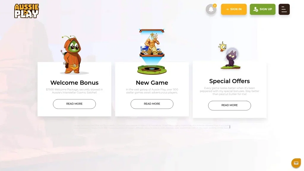 Aussie Play Bonuses & Promotions