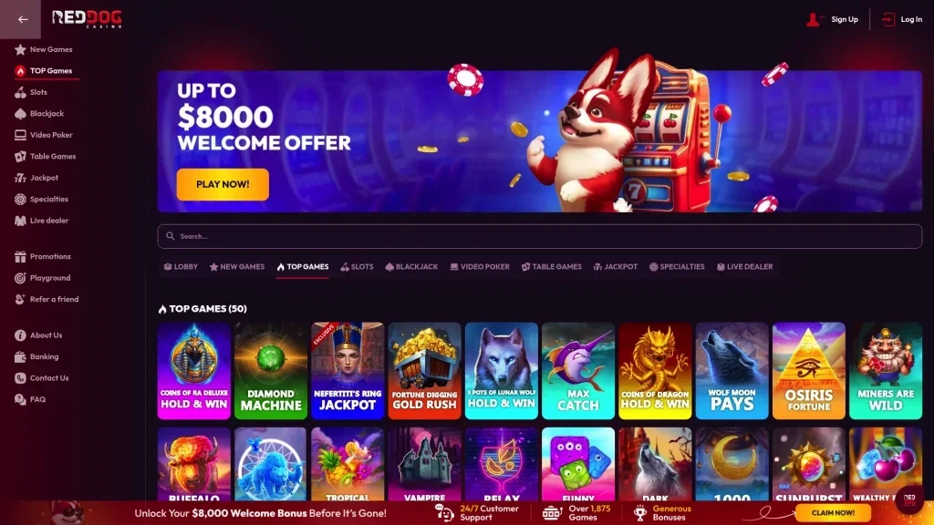 Red Dog Casino Games