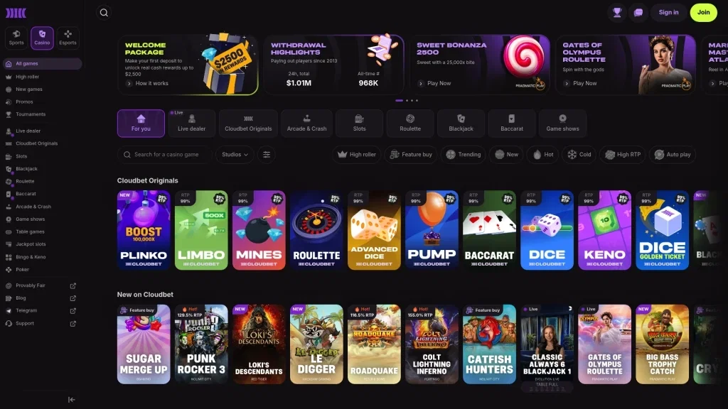 Cloudbet Casino