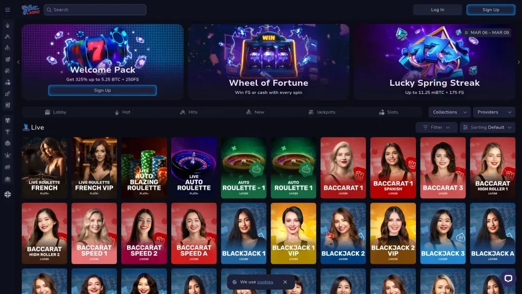 7Bit Casino Live Games