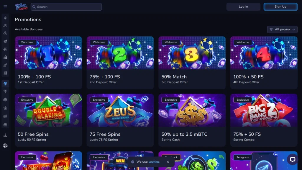 7Bit Casino Bonuses & Promotions