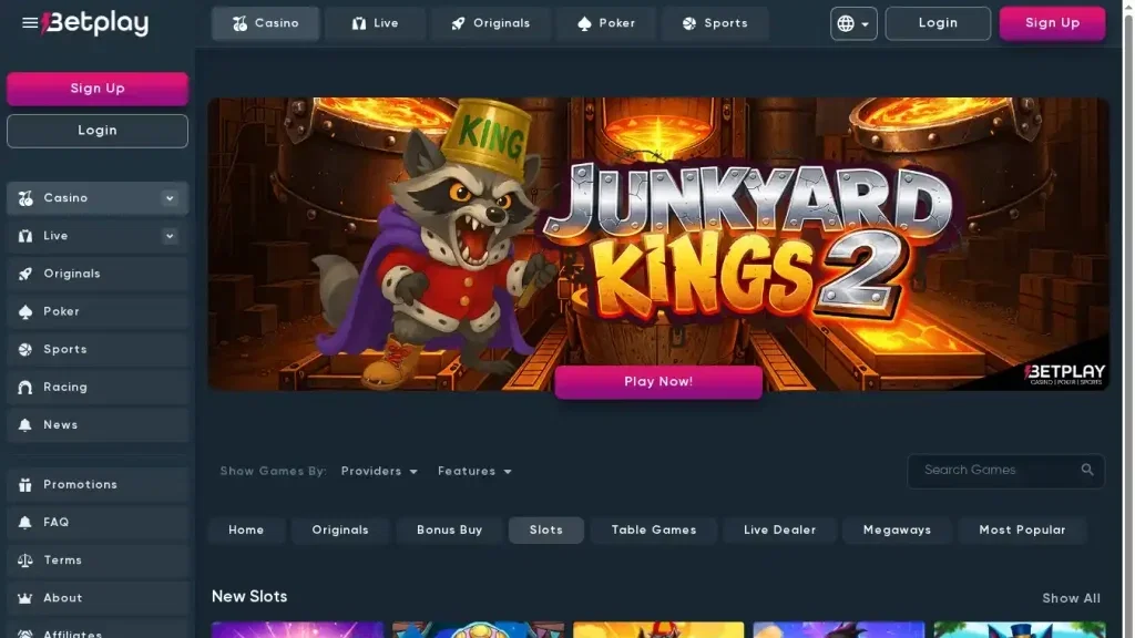 Betplay Casino Games