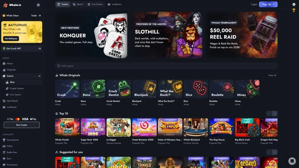 Whale.io Casino
