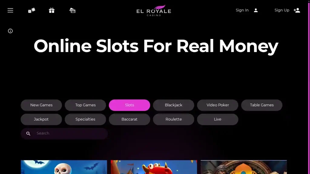 El Royale Casino Casino Games