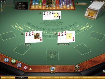 Atlantic City blackjack