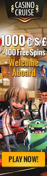 €1000 free + 100 free spins at Casino Cruise