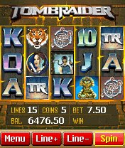Platinum Play Mobile slot (Tomb Raider)