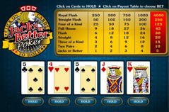 Jacks or Better Poker