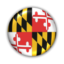 Maryland's rounded flag