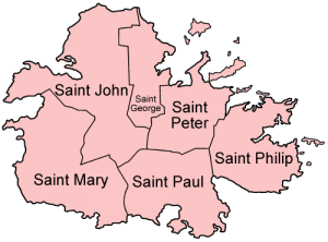 Antigua's Map