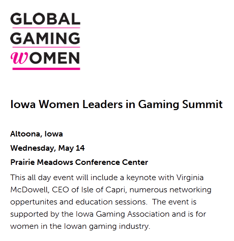 Iowa Women Leaders in Gaming Summit