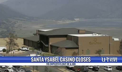 Santa Ysabel Casino closure