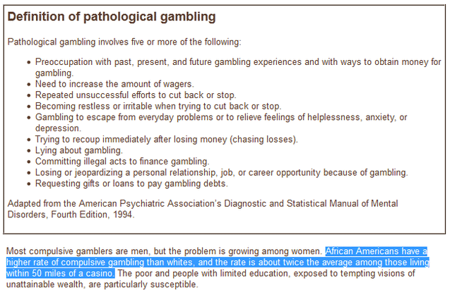 Problem gambling research from Harvard Healt Publications