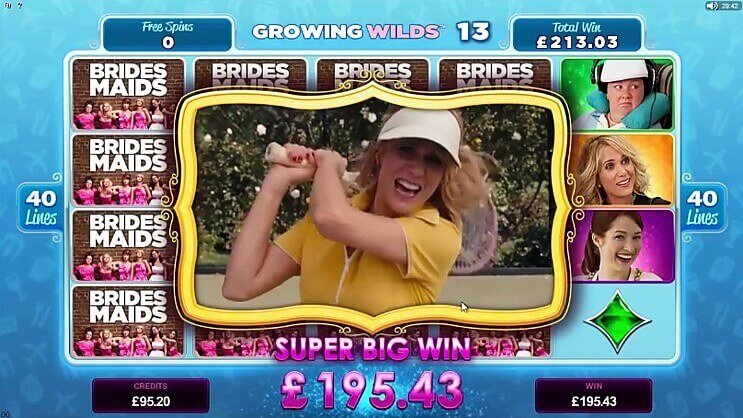 During the free spins, combinations of wild symbols can lead to high winnings