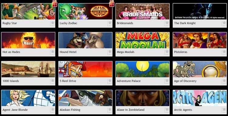 JackpotCity casino games