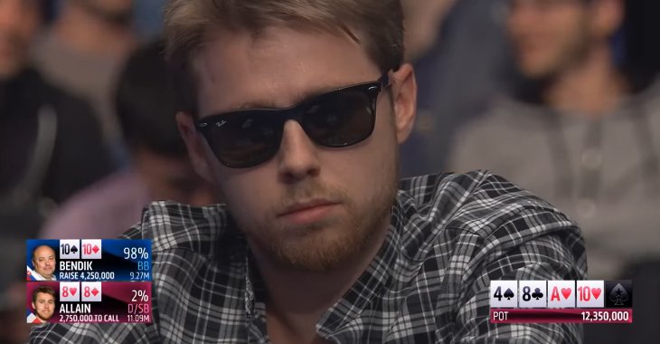 Poker player Adrien Allain