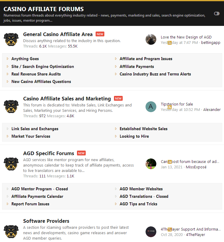 Affiliate Guard Dog forum