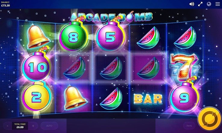 Online slot game: Arcade Bomb