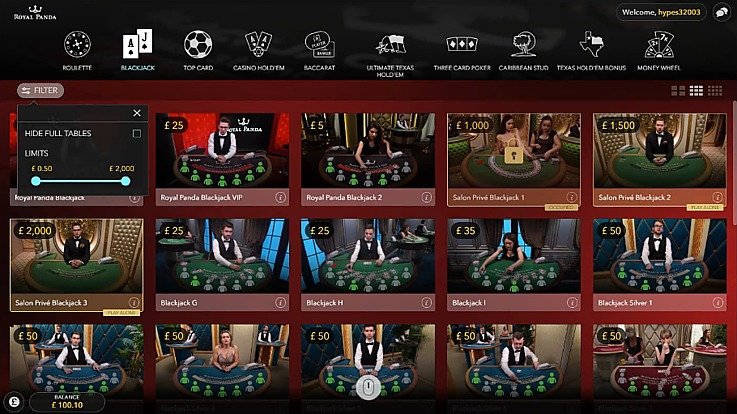 Live blackjack Live blackjack