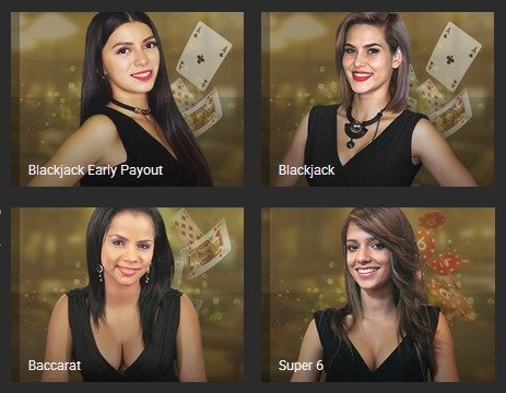Beautiful live dealers from Bodog casino