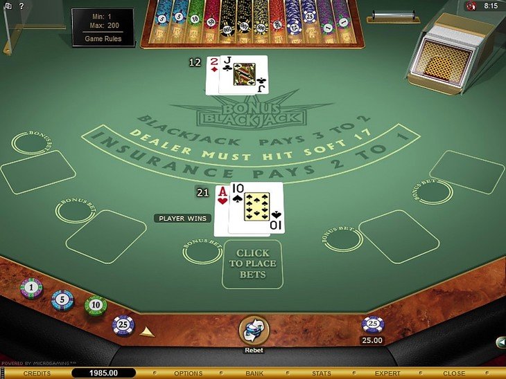 Bonus Blackjack Bonus Blackjack