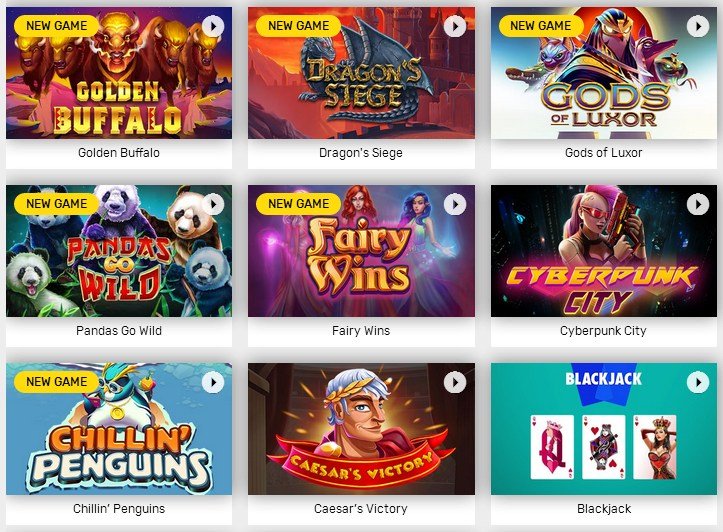 Bovada casino games