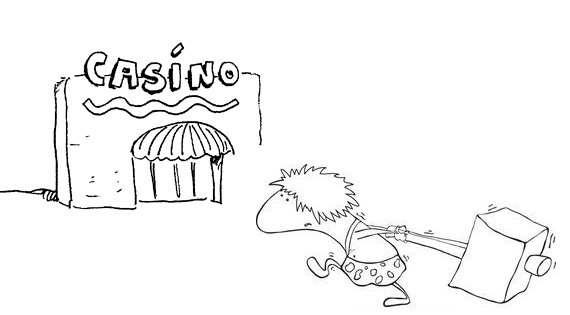Casino dress code (comic vignette)