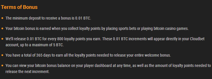 Terms of bonus (cloudbet.com)