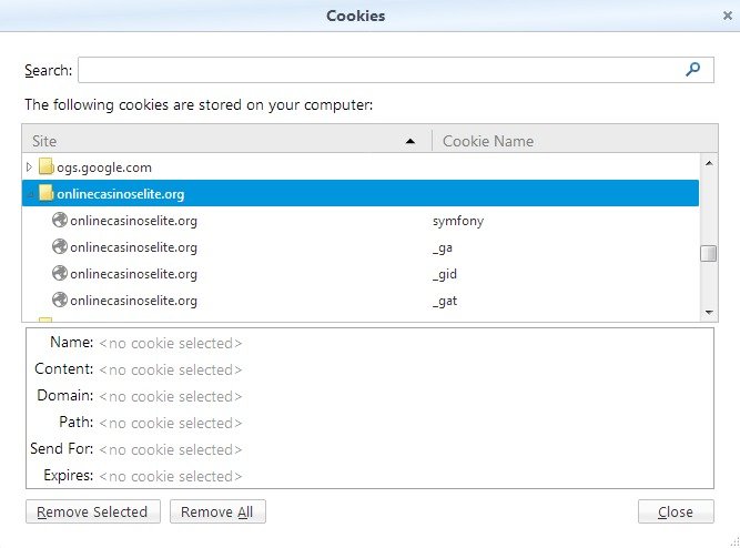 Cookies are stored in web-browsers and keep track of users activity