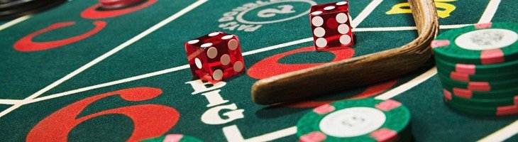 Craps table