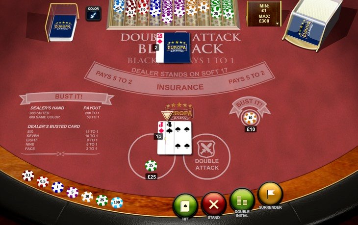 Double Attack Blackjack Double Attack Blackjack