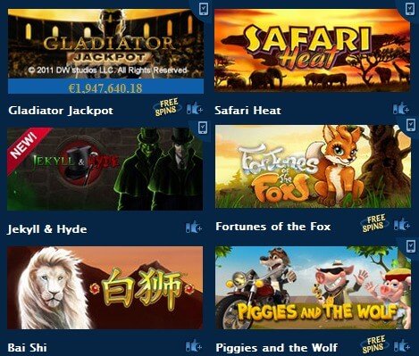 New games are constantly added at Europa casino