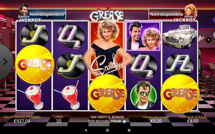 Grease online slot