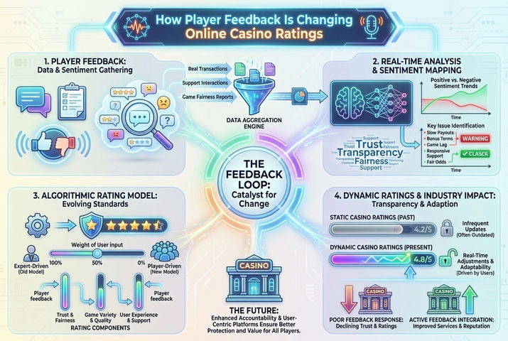 How player feedback is changing online casino ratings