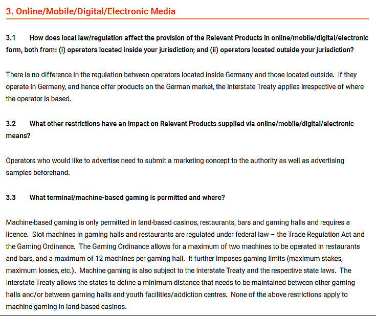 Interstate Treaty on gambling 2021 (online gaming regulation)