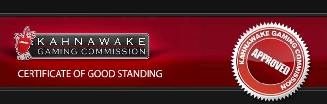 Seal of approval by kahnawake gambling commision