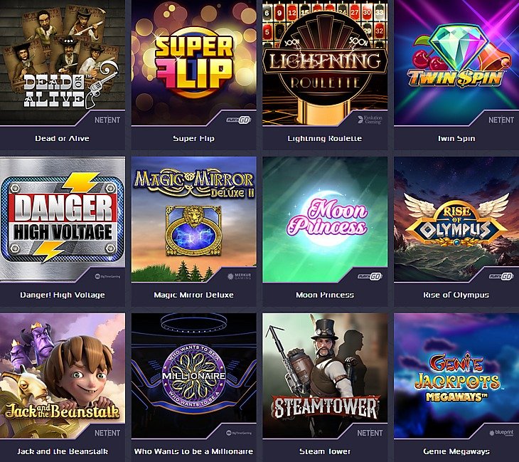 Casino games boasted by Klasino