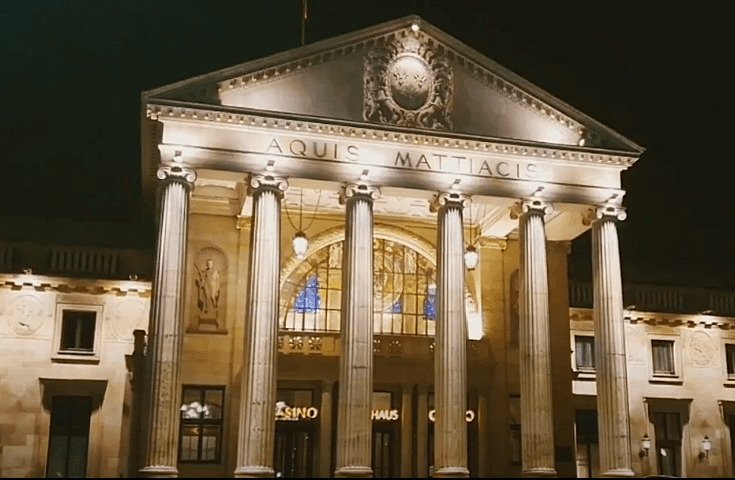 The Kurhaus Casino Wiesbaden (external entrance)
