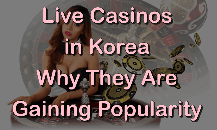 Live dealer casinos in Korea - why they are gaining popularity