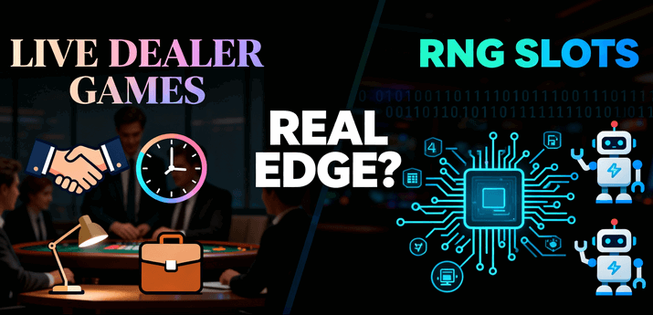 Live dealer games vs RNG slots: which gives you the real edge?