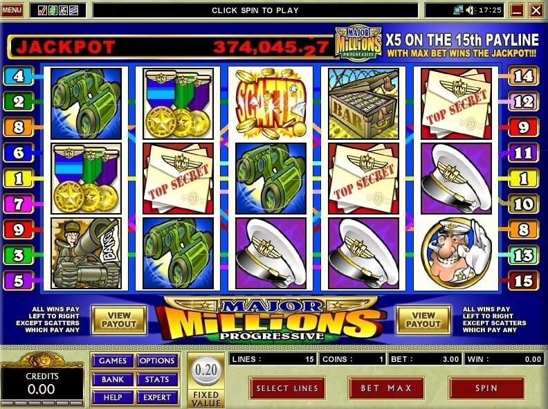 Major Millions slot