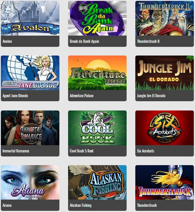 Pokies available at Platinum Play casino online