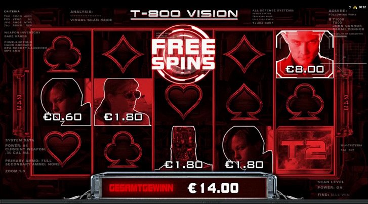 Terminator 2 online slot