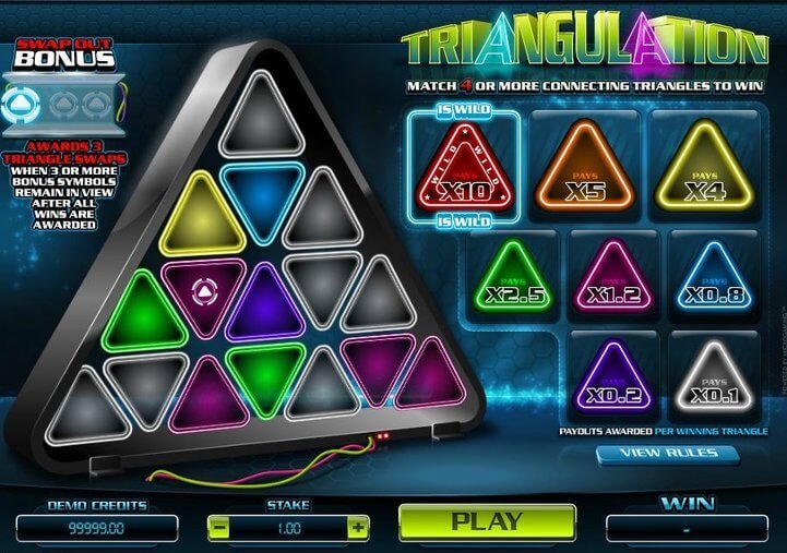Triangulation casino game
