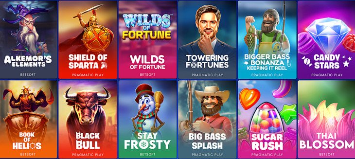 Preview of some games available on Wow Vegas